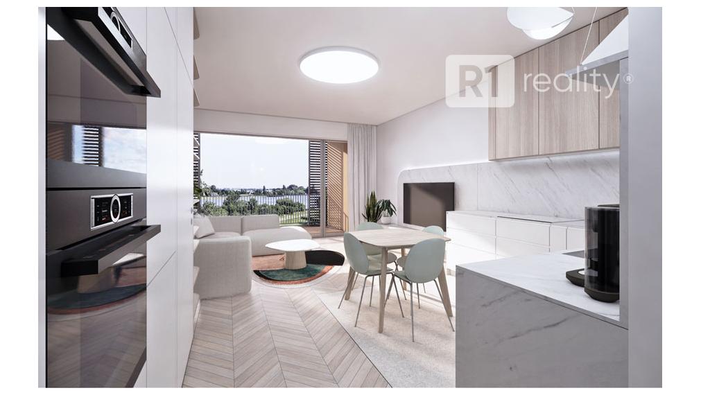 Novostavba 2-izbový apartmán A43 BlueWave Riverside Piešťany