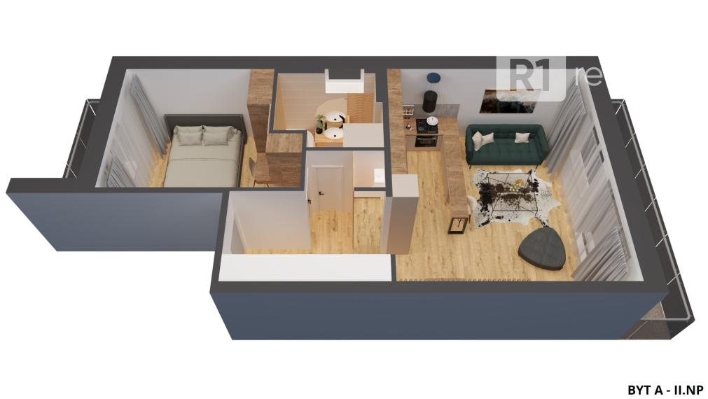 Nadštandardný 2 izb. byt / Banka Spa Piešťany