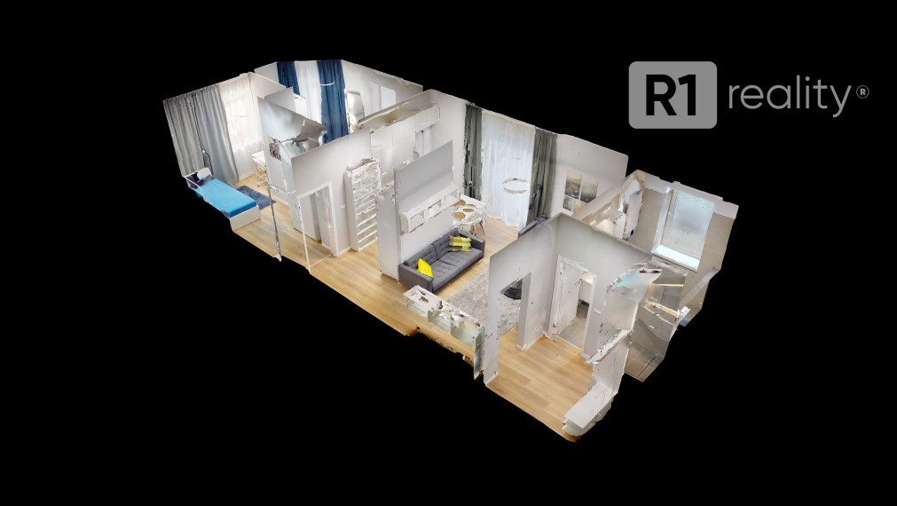 Jedinečný 3 izbový byt 64 m2+ 8 m2 balkóny + parking, Piešťany-centrum