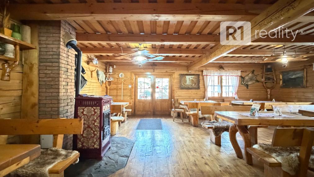 Kompletne vybavená reštaurácia KOLIBA 140 m2 + služobný byt 90 m2 na brehu jazera Sĺňava, okr.Piešťany