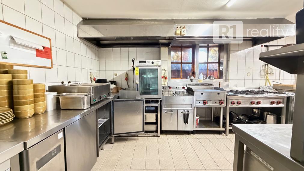 Kompletne vybavená reštaurácia KOLIBA 140 m2 + služobný byt 90 m2 na brehu jazera Sĺňava, okr.Piešťany