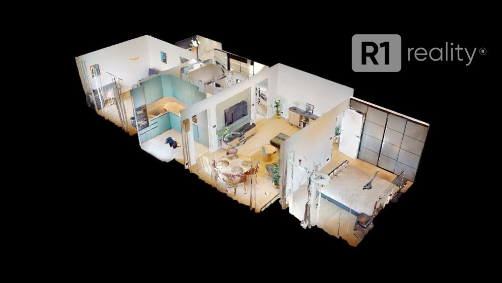 „Luxusne zrekonštruovaný 3-izbový byt s klimatizáciou, 2 balkónmi a výhľadom do zelene – Piešťany centrum“
