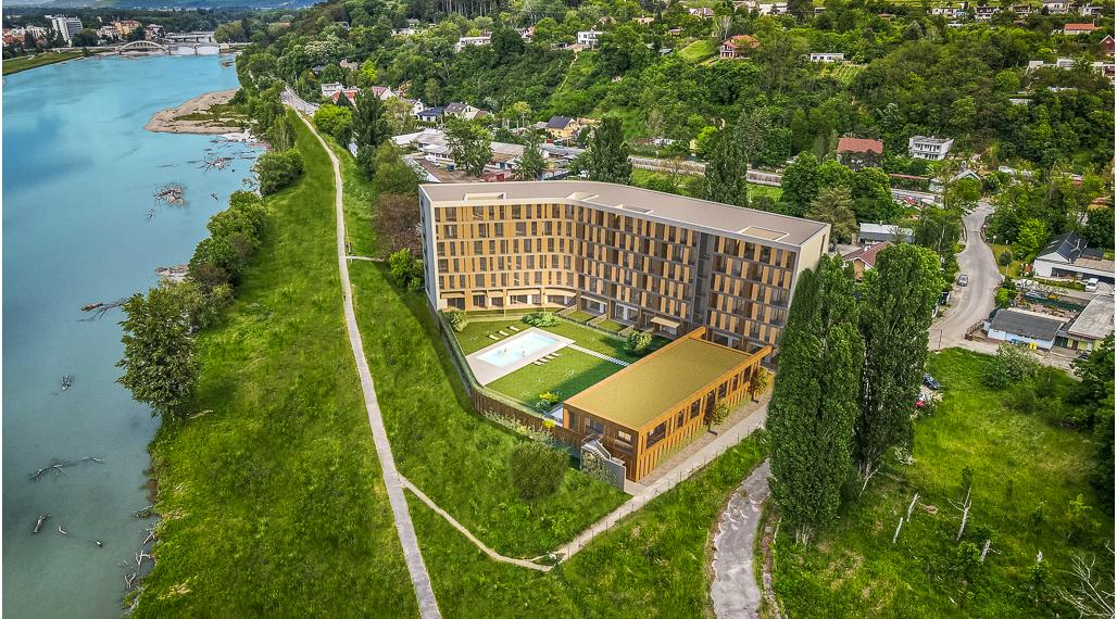 Novostavba 2-izbový apartmán A43 BlueWave Riverside Piešťany