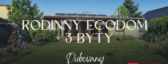 Zaujímavá a naozaj jedinečná realitná PONUKA/investícia !!! Energeticky nezávislá nehnuteľnosť !!!  4 bytové jednotky+parking+pozemok / Dubovany